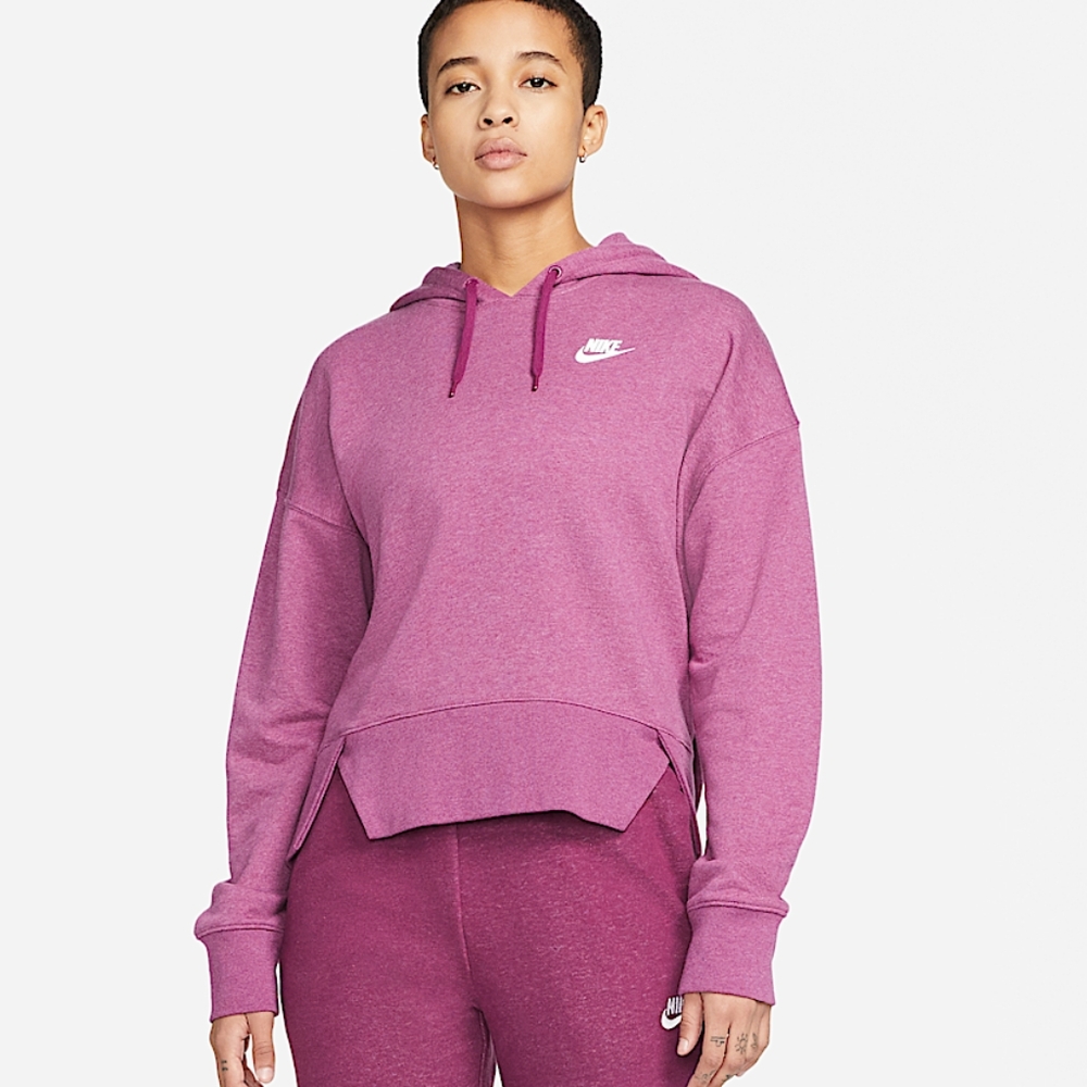 NIKE Purple Pull-Over Hoodie Sweater Size M